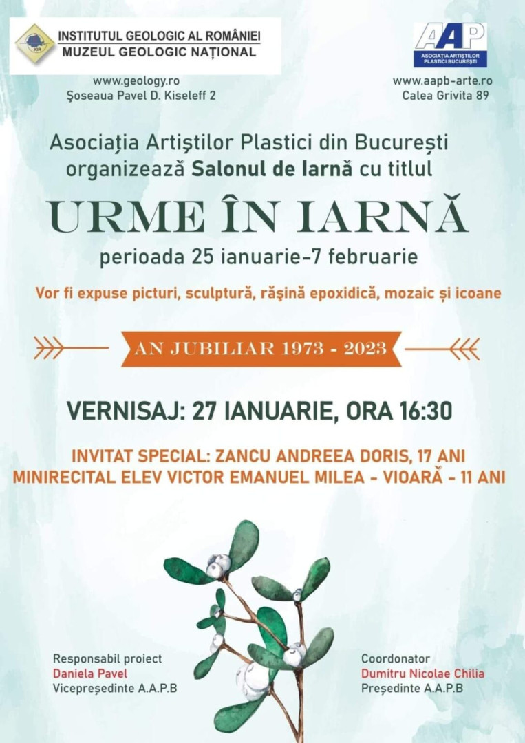 URME ÎN IARNĂ – SALONUL DE IARNĂ A.A.P.B.